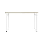 Ceha Canada - Table pliante KMH - 28 po H x 47 po L x  27.5 po l - Blanc Signal-PLAN DE TABLE RÉSISTANT AUX RAYURES : Un dessus de 1 po d'épaisseur en MFC (panneau de particules mélaminé) assure une durabilité prolongée et une protection contre les rayures