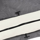 Outsunny - Moustiquaire de rechange pour gazebo 10 pi L x 13 pi l, blanc-Livré avec deux types de crochets noirs adaptés à deux types de tubes  