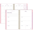 Cambridge - Cherrywood Lane Agenda hebdomadaire/mensuel 2026-2027 - 8 ½ po x 6 po - Peony Lace - bilingue-12 mois de planification académique hebdomadaire/mensuelle