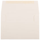 JAM Paper - Enveloppes d'invitation Strathmore A8 - 5,5 po x 8,125 po - Rayures blanches naturelles - paquet de 50 (191213I)-Quantité : 50 enveloppes par paquet