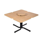 Drive Medical - Table ergonomique à hauteur réglable – 4 places-Chacune des quatre surfaces de table s’ajuste en hauteur de 27 po (69 cm) à 37 po (94 cm) pour un confort personnalisé.