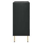 Modway - Chaucer 5 tiroirs Poitrine, Noir-Pieds ajustables