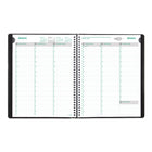 Brownline - 2027 agenda hebdomadaire EcoLogix avec reliure à double spirale – 11 po x 8 1/2 po – couleurs assorties-Espace ligné pour le dimanche