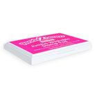 Ready 2 Learn - Tampon encreur lavable géant - Rose vif - 6,2 po L x 4,1 po l - Paquet de 2-Créations longue durée:  L'encre sans acide, à séchage rapide et résistante à la décoloration signifie que vous pouvez stocker l'art de votre tout-petit pour toujours ! Ce tampon encreur de qualité archivistique est utile pour décorer des albums, des cartes et des journaux.