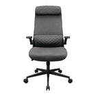 COUGAR - Stryder Chaise de bureau ergonomique avec support lombaire et accoudoirs relevables - gris-Appuie-tête réglable plus large: Offre un soutien flexible pour le cou et la tête, favorisant un alignement sain dans différentes positions d’inclinaison et tâches