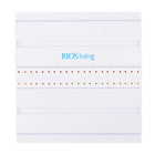 BIOS Living - Pilulier journalier facile à ouvrir 4 semaines-Modules de pilules surdimensionnés