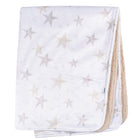 Gerber Childrenswear - Couverture peluche 2 épaisseurs - Céleste - Étoiles-Fabriqué dans un matériau ultra doux et généreusement dimensionné pour le confort de votre bébé, il est conçu pour le confort de votre bébé