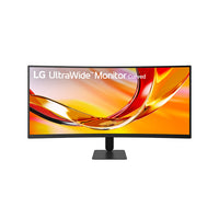 LG - Moniteur incurvé ultra-large LG 34U601B-B 34 pouces - noir-La résolution WQHD (3440 × 1440) offre un espace d'affichage étendu et des détails précis, vous permettant d'afficher plus de contenu simultanément et de travailler confortablement avec plusieurs applications