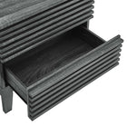 Modway - Render Deux tiroirs Table de chevet, Fusain-Assemblée requise