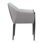 Zuo - Andover Chaise de salle à manger - Gris ardoise - Ensemble de 2-Garantie limitée de 3 ans