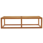 Modway - Newbury Terrasse extérieure Bois de teck de qualité supérieure A Table basse - Naturel-Scellé et résistant à l’eau