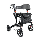 BIOS Living - Ambulateur Onyx 21,5 po -Le cadre à repliage croisé permet un pliage latéral et il peut se tenir debout indépendamment en position pliée