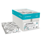 Lettermark - Papier pastel 30 % recyclé Couleur, 20 lb, 11 po x 17 po, bleu, 500 feuilles/rame-20 lb