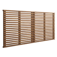 Modway - Render Fixation murale Tête de lit King, Noyer-Tête de lit King du milieu du siècle