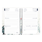 Blueline - 2027 agenda hebdomadaire/mensuel Essential avec reliure à double spirale – 8 po x 5 po – floral dramatique – bilingue-Reliure spirale double avec couverture souple imprimée