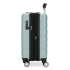 Travelpro - Odyssey 19.5 po alise de Cabine Rigide à Roulettes Pivotantes - Vert Pâle-La poignée brevetée PowerScope se verrouille en deux positions pour s'adapter à des utilisateurs de différentes tailles