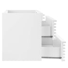 Modway - Render Support mural de 36" Armoire de toilette de salle de bain (lavabo non inclus) - Blanc-8