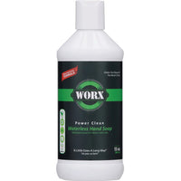 WORX - Savon mains sans eau – 384 ml – Sans parfum-La formule glacée à froid réduit les émissions de CO2