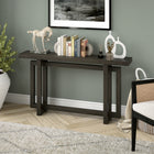 Hudson&Canal - Console Breslow 55" L - Brun aulne-Nettoyer avec un chiffon doux et sec, sans produits chimiques agressifs ni produits de nettoyage abrasifs