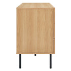 Modway - Chaucer Compact à 6 tiroirs Commode, Chêne-Pieds ajustables