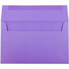 JAM Paper - Enveloppes d'invitation colorées A10 - 6 x 9,5 - violet violet recyclé - Paquet de 50-Couleur : Enveloppe en papier recyclé violet