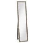 HOMCOM - Miroir pleine longueur - 14,6 po l x 61,8 po H - gris-Miroir pleine taille pour montrer votre look complet 