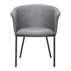 Zuo - Garston Chaise de salle à manger - Gris-Confort moelleux et matériaux durables