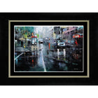 Montreal Rain - Impression encadree - 32" x 36"-Impression d'art de haute qualité avec passe-partout et encadrement professionnel