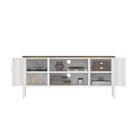 Manhattan Comfort - Meuble TV moderne Landen 47,3 po - Blanc-10