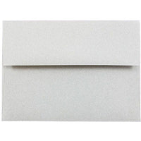 JAM Paper Enveloppes d'invitation pour passeport A6 - 4,75 x 6,5 po - Argent granit recyclé - Paquet de 50 (71185I)- Couleur: Granit