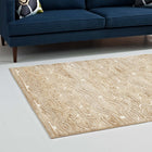 Modway - Kennocha Vagues rustiques vintage abstraites Tapis de 5 pi l x 8 pi L - Tan and Cream- Fil polypropylène / chenille