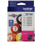 Brother – Cartouche d'encre magenta LC201, rendement élevé (LC201MS)-Magenta