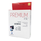 Premium Ink - Brother LC501 Lot de 4 cartouches d'encre alternatives - Rendement Standard - CMYK-Marque compatible: Brother