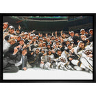 Boston Bruins 20x29 2011 Stanley Cup - Toile encadree - 31" x 22"-Impression sur toile de qualité supérieure avec bordures enveloppées