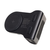 Adam Elements - Batterie externe avec poignée magnétique SELFIE Shot - 5 000 mAh - Noir-Batterie puissante : Capacité intégrée de 5000 mAh, prend en charge la recharge MagSafe avec un alignement précis qui ne bloque pas la caméra, garantissant une prise de vue ininterrompue