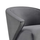 Modway - Odyssey Performance Velvet Fauteuil - Gris-Assemblée requise