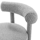 Modway - Toulouse Tissu Boucle Chaise à manger - Gris clair-9