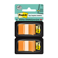 Post-it - Drapeaux 1 po x 1,7 po - Orange - 50 Drapeaux/Distributeur - 2 Distributeurs/Paquet-Idéales pour marquer, surligner, donner un code-couleur et répertorier de l'information importante  
