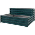 Outsunny - jardinière surélevée à 2 niveaux-Conception surélevée à 2 niveaux offrant un espace généreux pour les fleurs, herbes ou légumes 