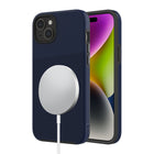 AXS - PROTech Plus PROTech Plus étui compatible magsafe anti-choc avec double couche pour Apple iPhone 15 - Bleu Astral-Durabilité de grade militaire (excèdes MIL-STD-810)