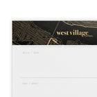 Mead - West Village Blocs-notes de tâches, 7 3/4 po H x 3 7/8 po l, 52 feuilles, paq. 2 (quotidien et hebdomadaire)-Finitions élégantes : offerts avec bords peints bordeaux ou bords dorés
