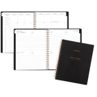 AT-A-GLANCE- Agenda hebdomadaire/mensuel Signature 2027 - 11 po H x 8 3/8 po l - noir - bilingue-Reliure à double spirale