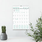 Blueline - 2027 Calendrier mural mensuel EcoLogix - 12 po x 17 po - bilingue-Support en carton renforcé