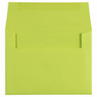 JAM Paper - Enveloppes d'invitation colorées A6 - 4,75 x 6,5 - vert lime ultra - Paquet de 50-Caractéristiques de l'enveloppe : fermeture à rabat gommé droit, finition en papier lisse de haute qualité