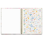 Orange Circle Studio - 2027 Agenda très grand format à spirale - Birds & Blooms - 8.5" x 11" - Couleur assortie - Bilingue-Comprend des outils de suivi des objectifs, du budget, de l’humeur et de l’hydratation