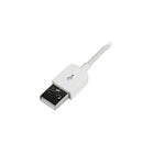 StarTech Connecteur spiralé Apple Lightning blanc à 8 broches pour câble USB de 3 m (10 pi) pour iPhone/iPod/iPad-S’agence avec votre appareil mobile Apple blanc
