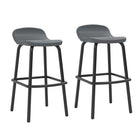 Suncast - Tabourets de bar d’extérieur, gris froid, paquet de 2-Comprend 2 tabourets de bar