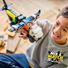 LEGO - City Great Vehicles Avion, camion d’assistance et aéroglisseur à combiner-Cadeau amusant pour les garçons et les filles de 7 ans et plus qui aiment les jouets interactifs