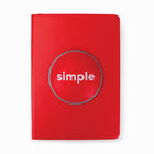 Staples - Cahier Rien de plus simple - 5.7 po l x 8.26 po H - lignées - 80 feuilles-80 feuilles lignées, 160 pages