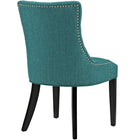 Modway - Regent Touffe Tissu Chaise à manger - Sarcelle-Rembourrage en tissu polyester